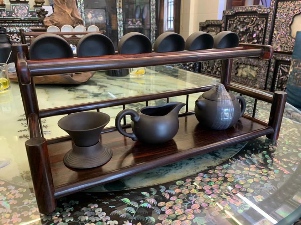 Kệ khay trà gỗ Trắc